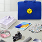 Reisetasche aus Filz mit Cartoon-Muster