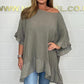 Lockere, plissierte Off-Shoulder-Blusen für Damen