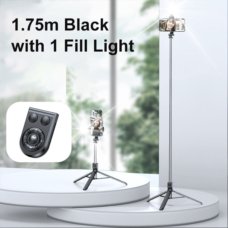 Bluetooth-Selfie-Stick-Stativ mit LED-Fotolicht