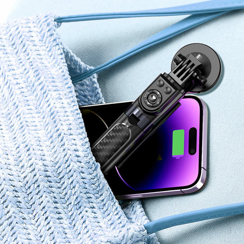 Bluetooth-Selfie-Stick-Stativ mit LED-Fotolicht