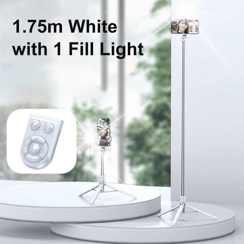 Bluetooth-Selfie-Stick-Stativ mit LED-Fotolicht