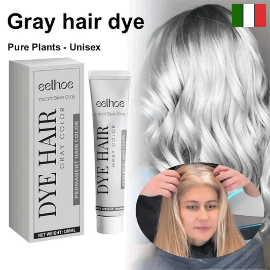 ⏳Begrenzte Zeit 50% Rabatt🌿Pflanzliches Grau-Silber Haarfärbemittel – Natürliche Farbe & Glanz in 60 Minuten, ohne Salonbesuch! 🚀