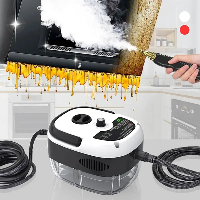🔥 60 % RABATT! 💨 INDUSTRIELLE DAMPFREINIGER 2500 W – Chemikalienfreie Desinfektion und Fettentfernung, ideal für Küchen 🌟🧼