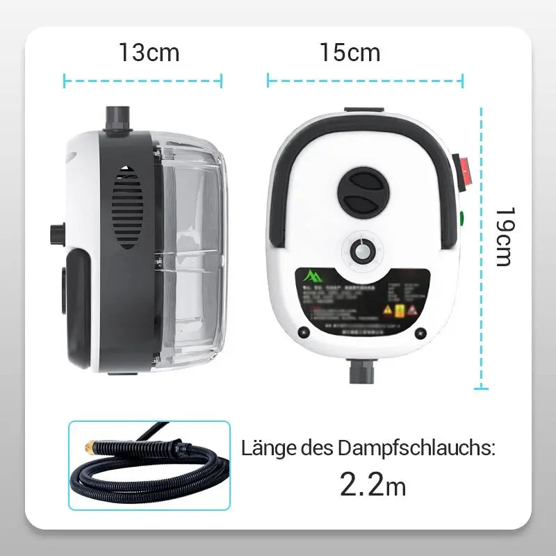 🔥 60 % RABATT! 💨 INDUSTRIELLE DAMPFREINIGER 2500 W – Chemikalienfreie Desinfektion und Fettentfernung, ideal für Küchen 🌟🧼