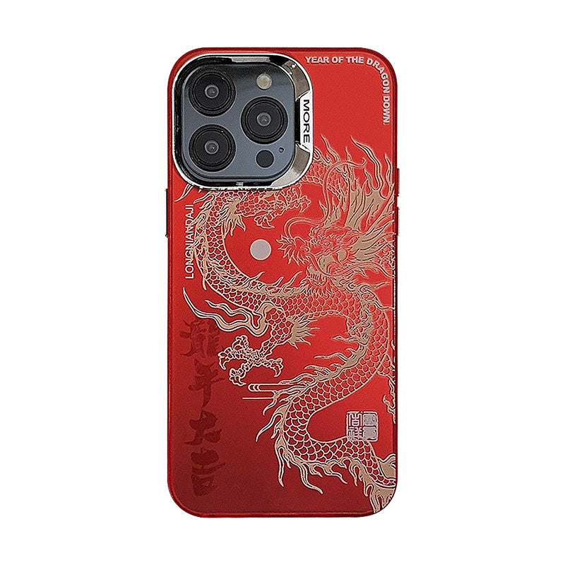 Laser Glücksdrachen-Handyhülle für iPhone