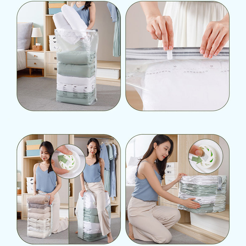 🔥2025 Household Essentials🔥5-piece reusable non-vacuum compression storage bags.