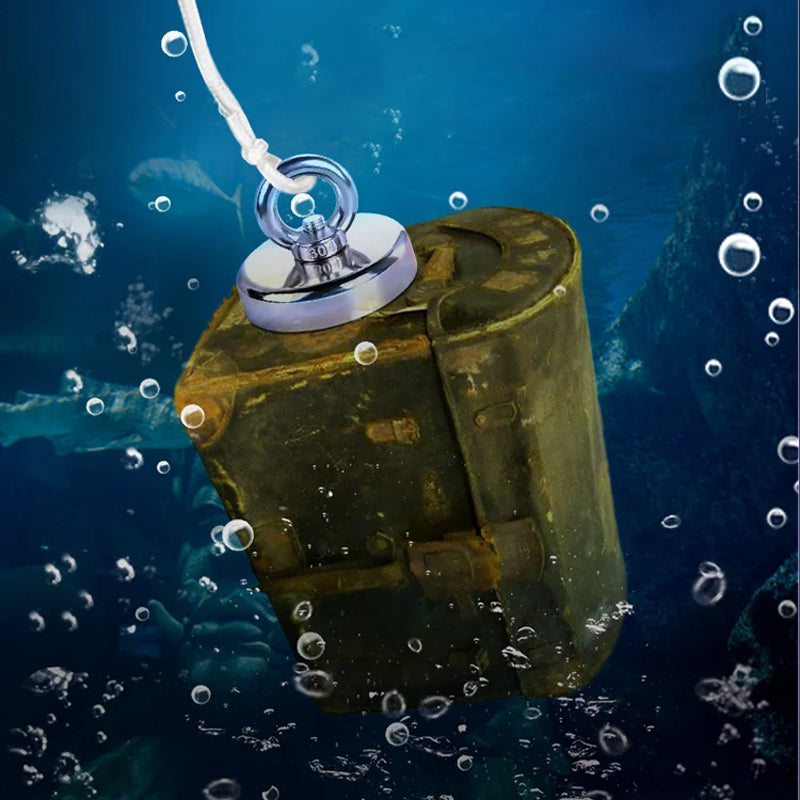 🧲 50% RABATT! ⚓ Tiefwasser-Magnetbergung Set – Starker Zug, rostfrei & ideal für Schatzsuche – Perfekt für Gold, Silber & Münzen im Wasser 💰