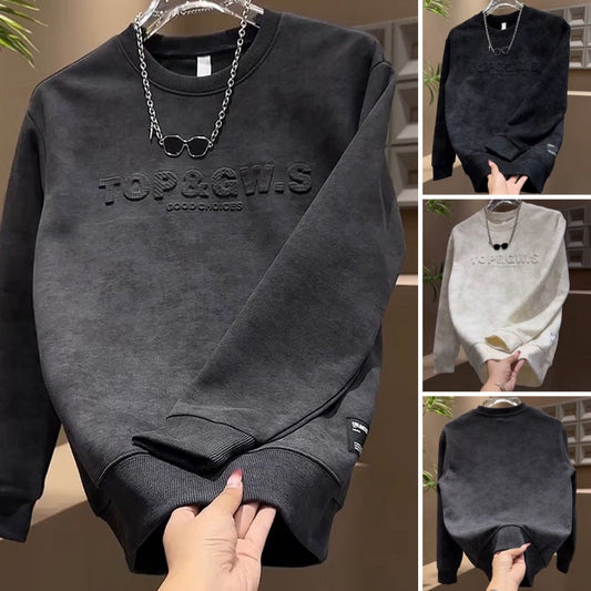 🔥2025 Heißer Verkauf✨🔥Lässiges Herren Sweatshirt mit Rundhalsausschnitt（50% OFF）