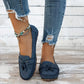 🔥Letzter Tag 49% Rabatt - Bequeme weiche Slipper für Damen im Vintage-Stil mit Schleife