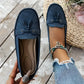 🔥Letzter Tag 49% Rabatt - Bequeme weiche Slipper für Damen im Vintage-Stil mit Schleife