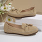 🔥Letzter Tag 49% Rabatt - Bequeme weiche Slipper für Damen im Vintage-Stil mit Schleife