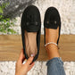 🔥Letzter Tag 49% Rabatt - Bequeme weiche Slipper für Damen im Vintage-Stil mit Schleife