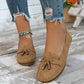 🔥Letzter Tag 49% Rabatt - Bequeme weiche Slipper für Damen im Vintage-Stil mit Schleife