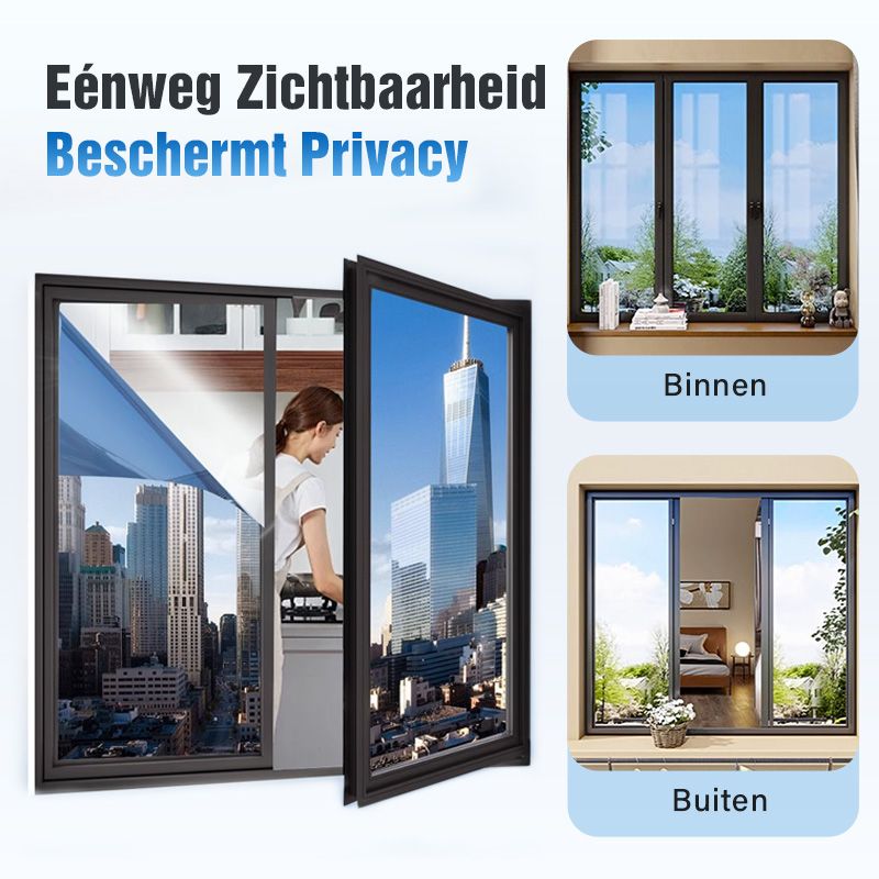 Einseitige Wärmedämmung Sichtschutzfolie für Glas