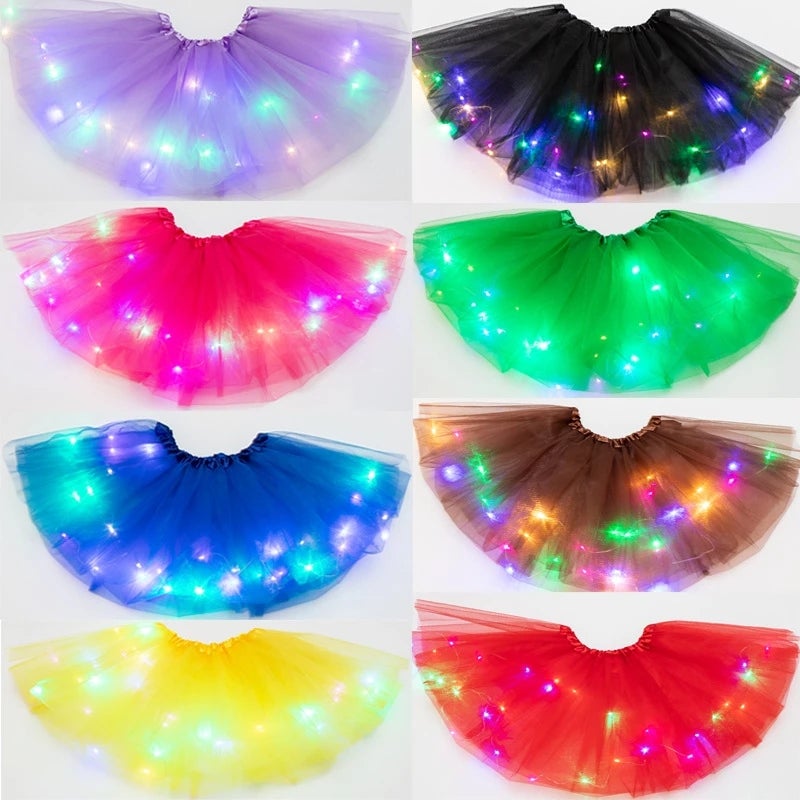 💕Heißer Verkauf 49 % Rabatt🌸✨Magischer & leuchtender LED-Tutu-Rock✨