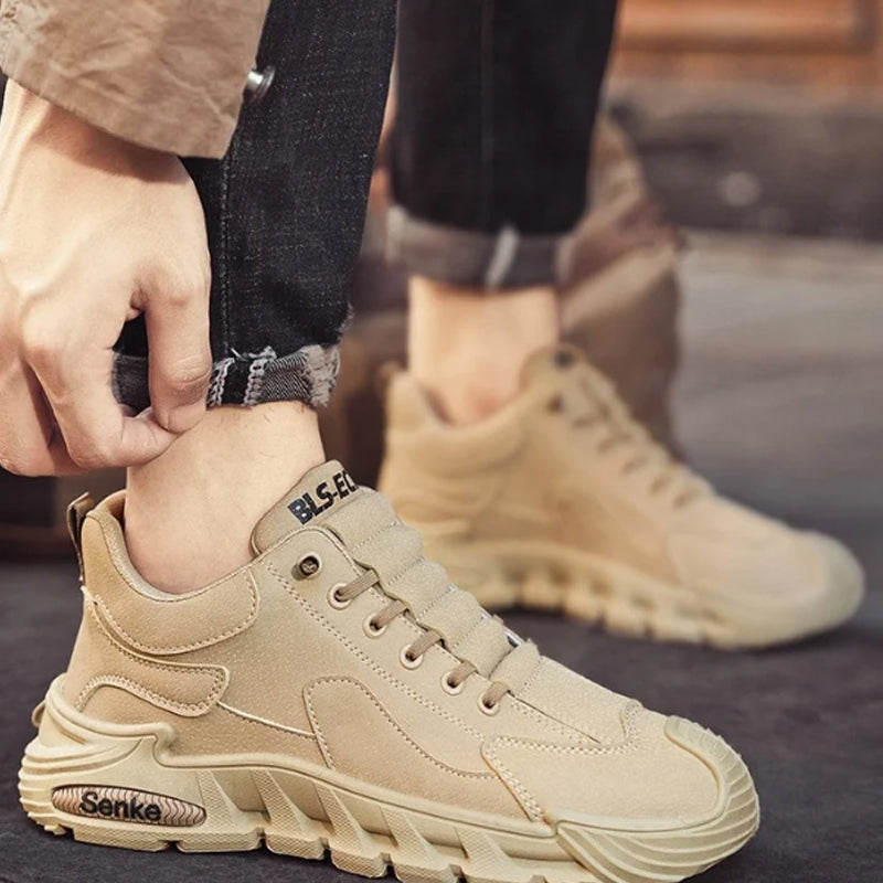 ☄️Frühjahrsangebote🎉Männer dicke Sohle rutschfest Casual Walking Schuhe