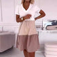 ✨2025 Spring Sale✨💖 V-Ausschnitt Elegante Lange Frauenkleider