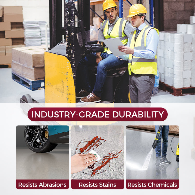 🔥Neujahr Hot Sale🔥Hochglanz-Effekt-Epoxid-Bodenbeschichtung mit Marmor