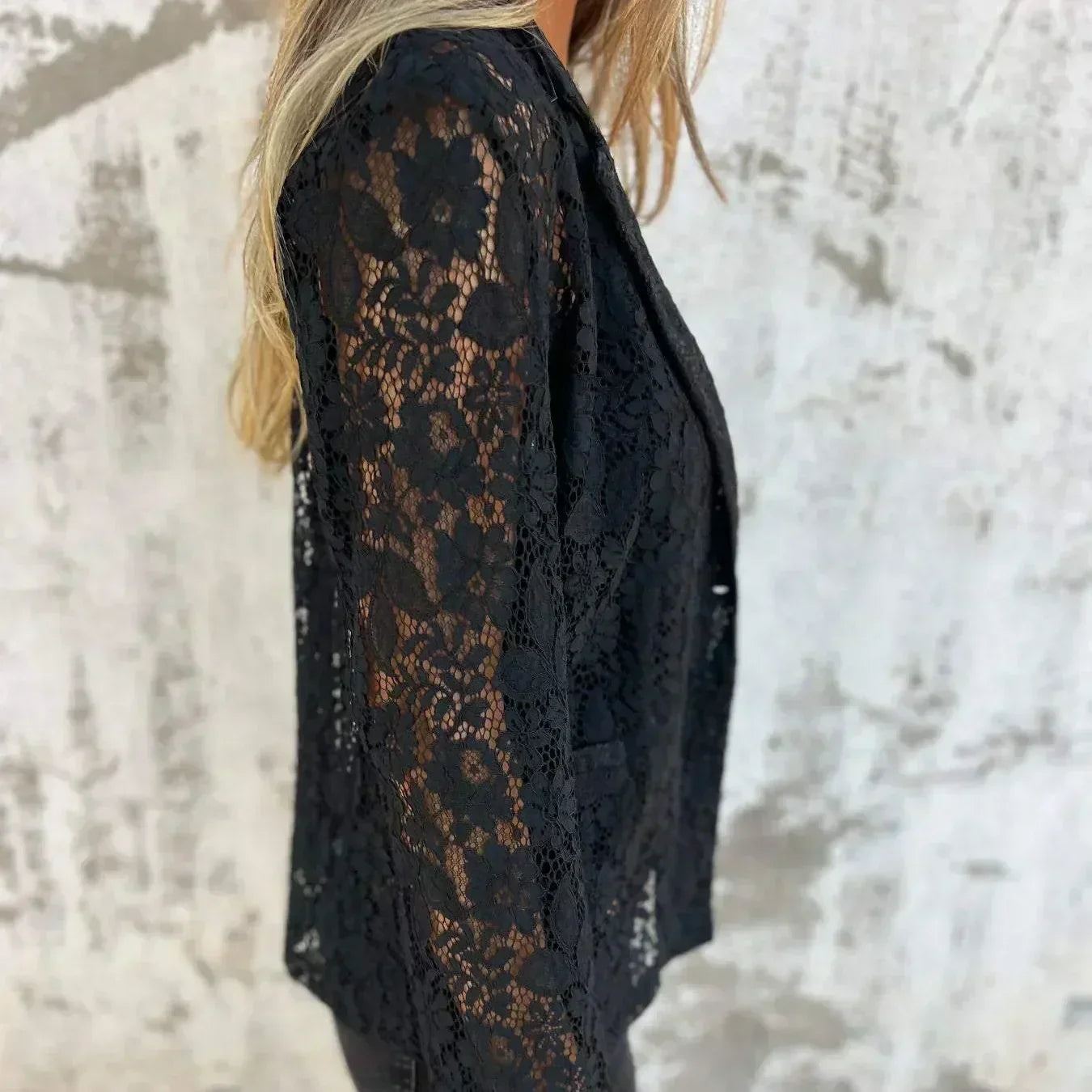 Blazer aus durchgehendem Spitzennetz💖Kaufen Sie 2 und erhalten Sie kostenlosen Versand