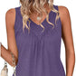 🍃Ärmelloses Tanktop mit V-Ausschnitt für Damen🌸☁️Hautfreundliches und angenehmes Material