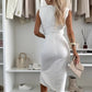 ⏳24-Stunden-Lieferung💥Ärmelloses, figurbetontes Damenkleid mit Schlitz