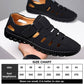 Modische Sandalen aus hohlem Leder