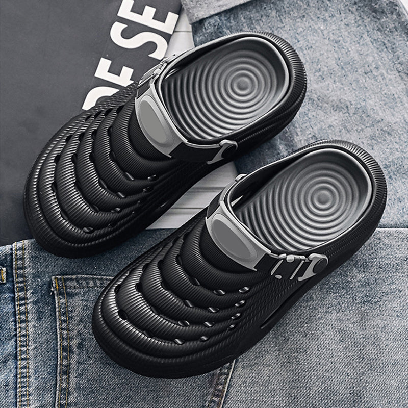 Atmungsaktive Slip-On-Sandalen für Herren👣Zwei Arten, ein Paar Schuhe zu tragen👣