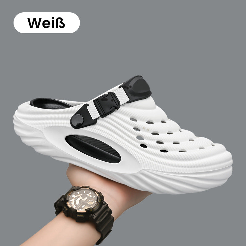 Atmungsaktive Slip-On-Sandalen für Herren👣Zwei Arten, ein Paar Schuhe zu tragen👣