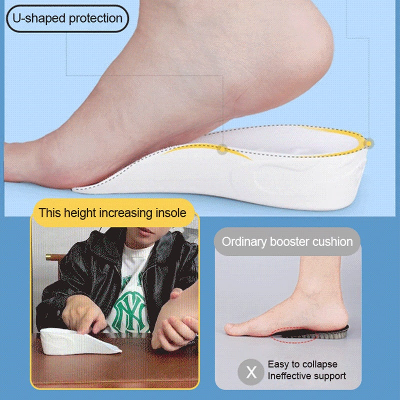 👟👟🎉🎉🎉silicon Anti-Rutschhöhenhöhe Einlegesohlen