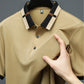 ✨LAST DAY SALE 50% OFF✨Men's Stretch Ice Silk Short Sleeve Lapel T-shirt