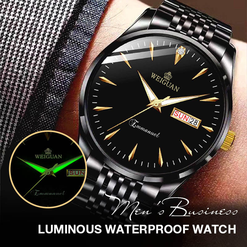 💼✨ 10 ATM Wasserdichtigkeit + Leuchtzifferblatt! Rund um die Uhr Zuverlässigkeit am Handgelenk für den professionellen Gentleman ⌚