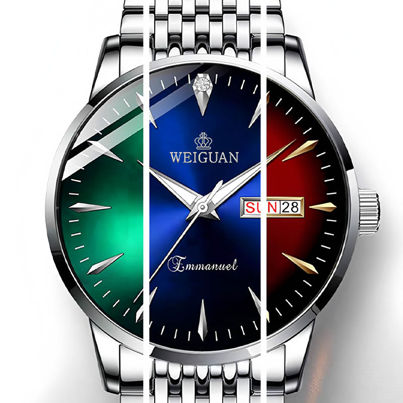 💼✨ 10 ATM Wasserdichtigkeit + Leuchtzifferblatt! Rund um die Uhr Zuverlässigkeit am Handgelenk für den professionellen Gentleman ⌚