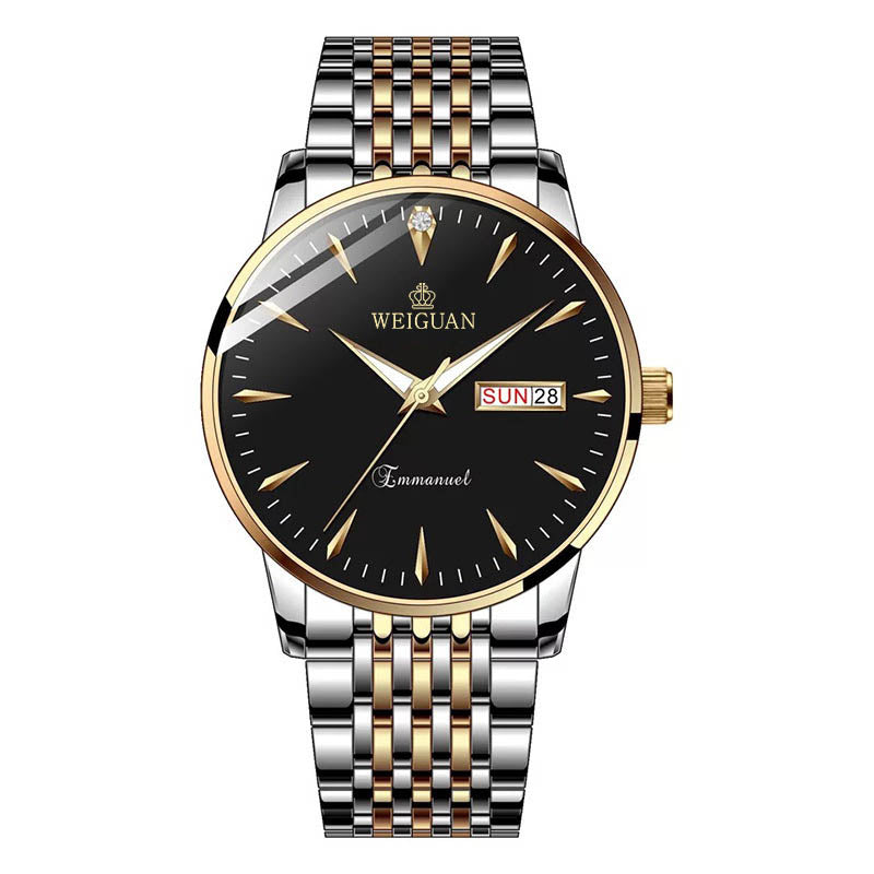 💼✨ 10 ATM Wasserdichtigkeit + Leuchtzifferblatt! Rund um die Uhr Zuverlässigkeit am Handgelenk für den professionellen Gentleman ⌚
