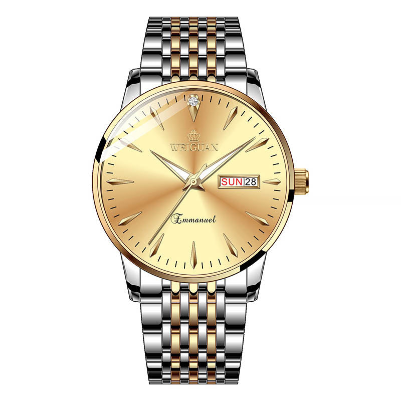 💼✨ 10 ATM Wasserdichtigkeit + Leuchtzifferblatt! Rund um die Uhr Zuverlässigkeit am Handgelenk für den professionellen Gentleman ⌚