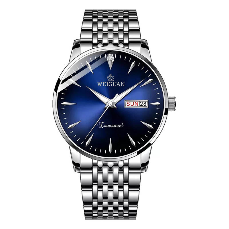💼✨ 10 ATM Wasserdichtigkeit + Leuchtzifferblatt! Rund um die Uhr Zuverlässigkeit am Handgelenk für den professionellen Gentleman ⌚