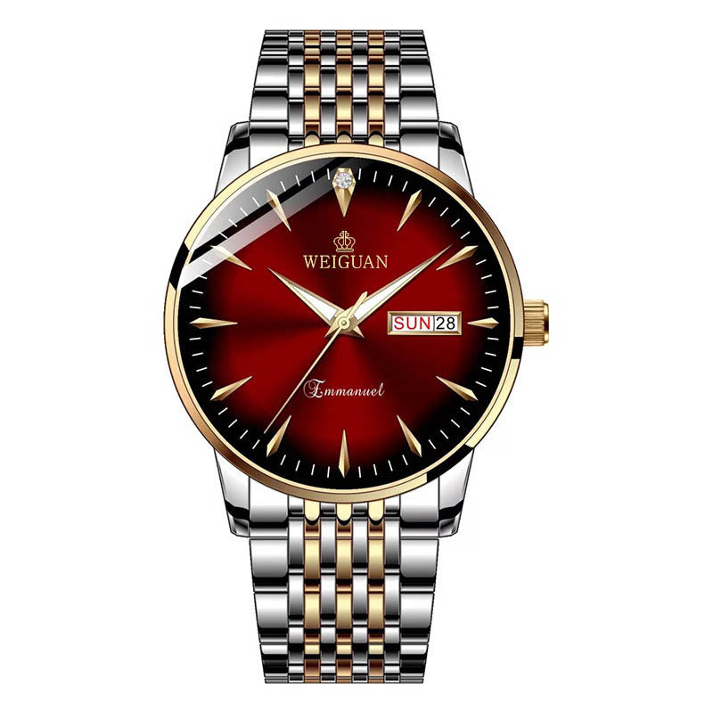 💼✨ 10 ATM Wasserdichtigkeit + Leuchtzifferblatt! Rund um die Uhr Zuverlässigkeit am Handgelenk für den professionellen Gentleman ⌚