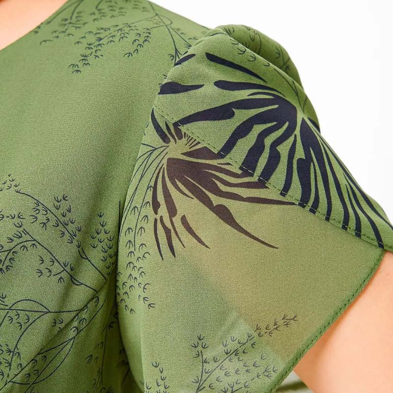 🔥 Damen A-Linie Midikleid mit Gürtel 🌸 Sommer Must-Have Blumenkleid