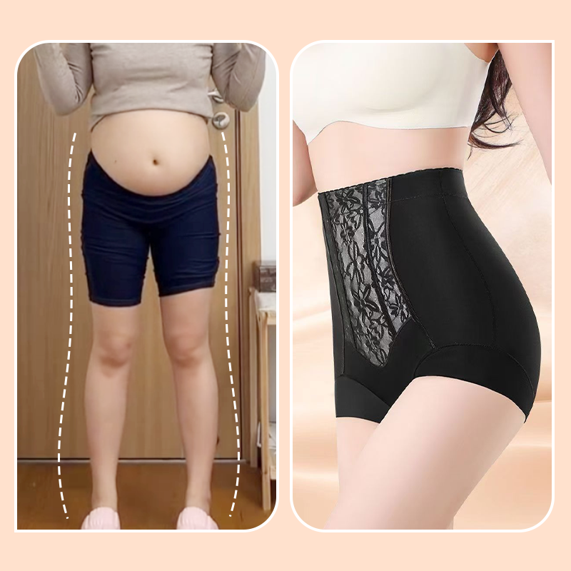 Hoch taillierte formgebende Bodyhose