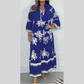 🌸Atmungsaktives Sommerkleid mit Ethno-Druck – Leicht & Reisefreundlich für Damen