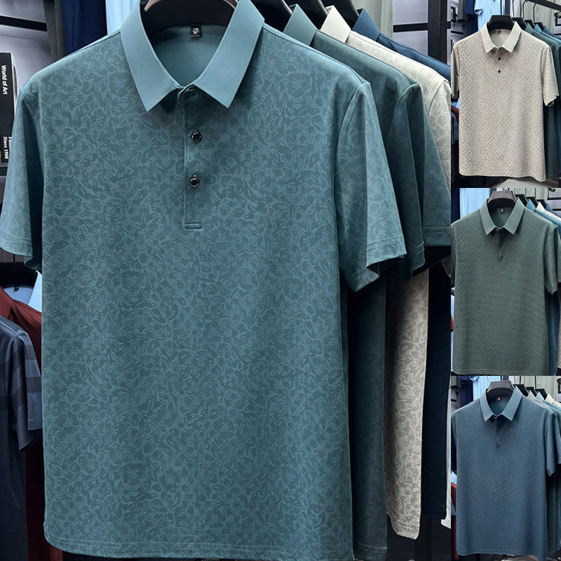 Leichtes Herren-Golfshirt mit kurzen Ärmeln