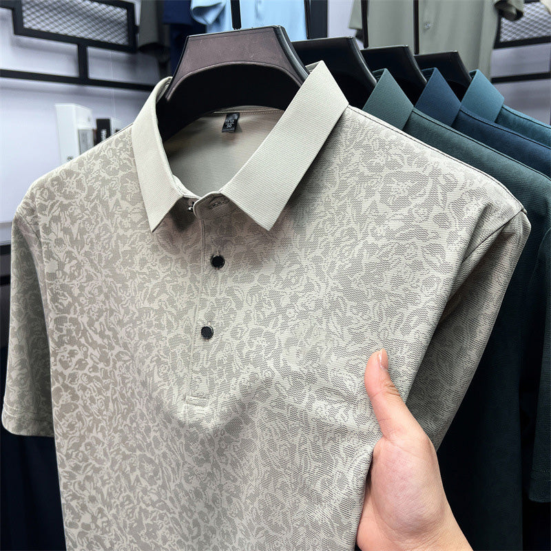 Leichtes Herren-Golfshirt mit kurzen Ärmeln