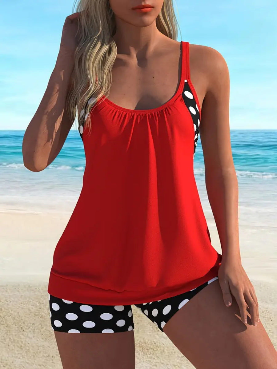🏖️ Heißer Sommer – 49 % RABATT 👙 Zweiteiliges Damen-Bikini-Set mit Polka-Dots