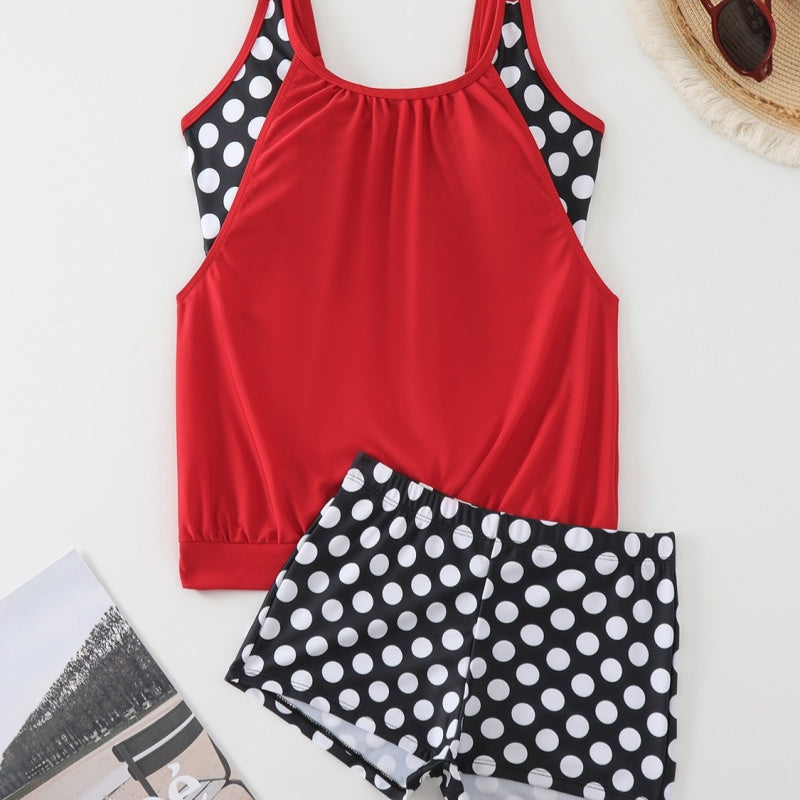 🏖️ Heißer Sommer – 49 % RABATT 👙 Zweiteiliges Damen-Bikini-Set mit Polka-Dots