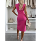 ⏳Begrenzte Zeit 50% Rabatt💥Ärmelloses Damen Bodycon Kleid mit Schlitz