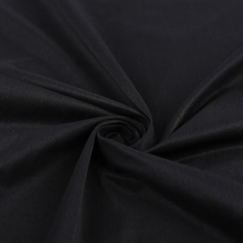 Langes Damen-Freizeitkleid mit V-Ausschnitt, Taschen und Schlitzsaum