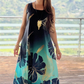 🌸50% rabatt🌸Damen lockeres bedrucktes ärmelloses Maxikleid
