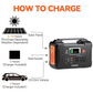 200W Portable Power Station with Display