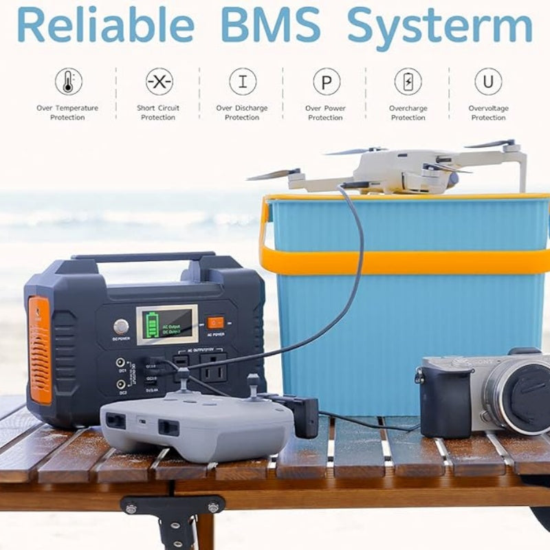 200W Portable Power Station with Display