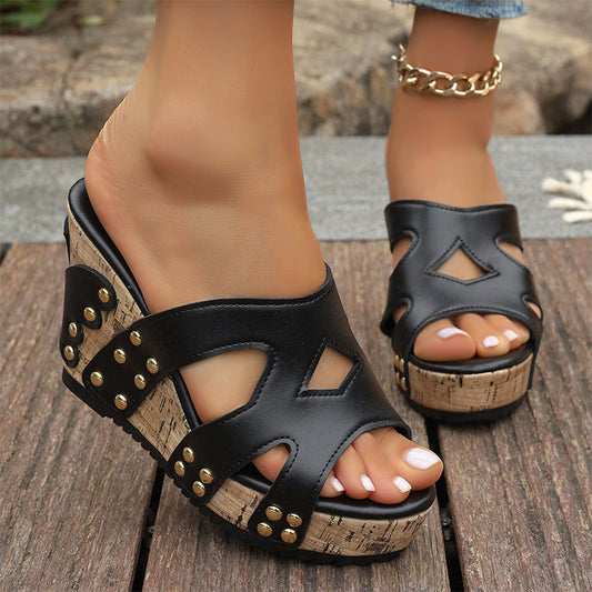 ✨👡Keilsandaletten mit Plateau und Komfort für Frauen