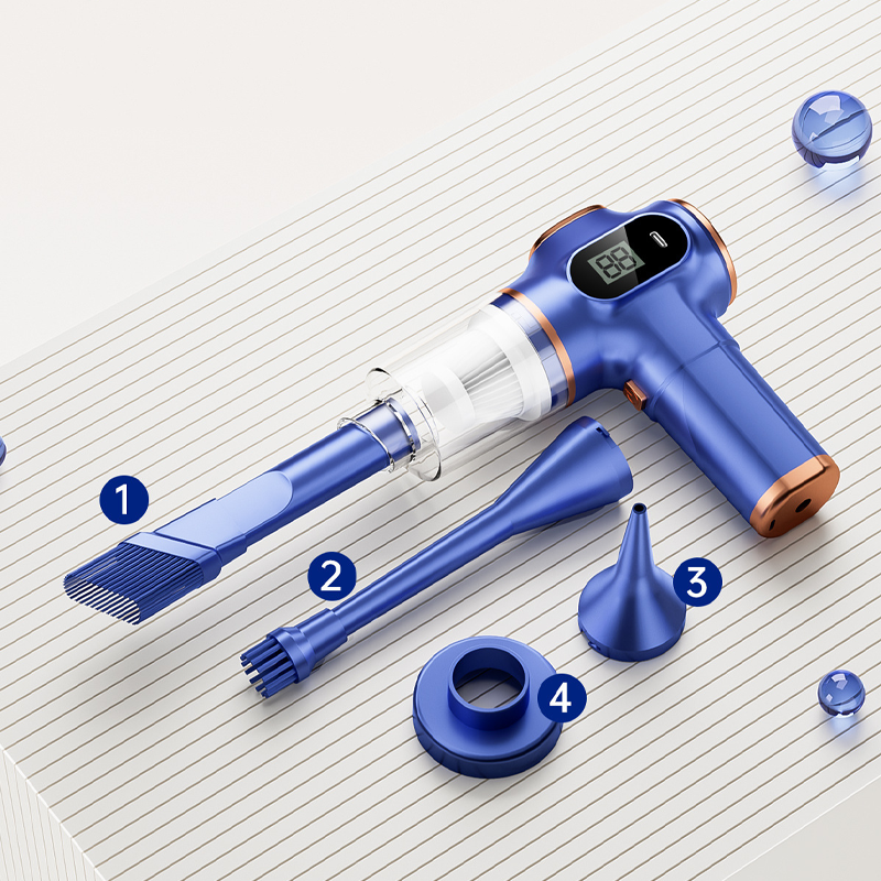 🔥Solange der Vorrat reicht 50 % Rabatt!🎉Kabelloser Handstaubsauger mit Saug- & Blasfunktion